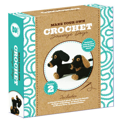 Make Your Own Crochet Sausage Dog image number 1