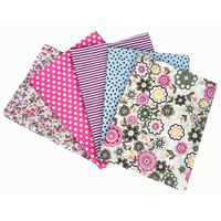 Pink and Purple Fat Quarters: Pack of 5