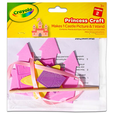 Crayola Princess Craft: Castle & Wand Kit image number 1