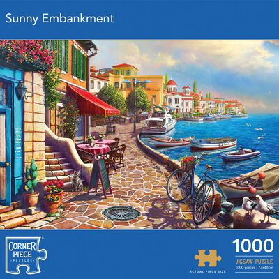 Sunny Embankment 1000 Piece Jigsaw Puzzle image number 1