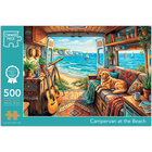 Campervan at the Beach 500 Piece Jigsaw Puzzle image number 1