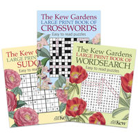 Kew Gardens Large Print Puzzles: 3 Book Bundles