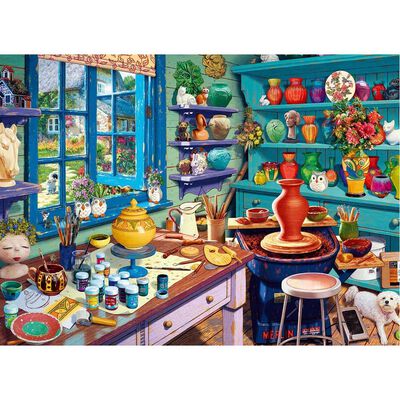 Pottery Shop 500 Piece Jigsaw Puzzle image number 2
