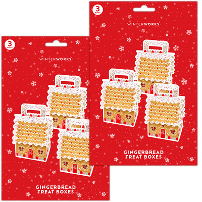 Gingerbread House Treat Boxes Bundle image number 1