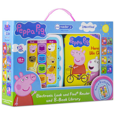 Peppa Pig Electronic Me Reader Jr 8 Book Library image number 1