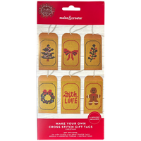 Make Your Own Festive Cross Stitch Gift Tags