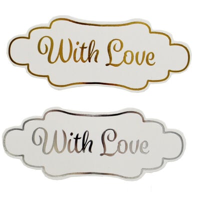 Dovecraft Essentials Die Cut Toppers - With Love - 12 Pack image number 2
