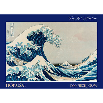 Hokusai Wave 1000 Piece Jigsaw Puzzle image number 1