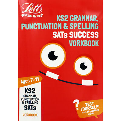 Letts KS2 Grammar Punctuation and Spelling SATs Success Workbook - Ages 7-11 image number 1