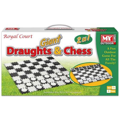 Giant Draughts and Chess 2-in-1 Games image number 1