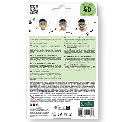 Snazaroo Hang Pack Face Paint Palette- Rainbow image number 2