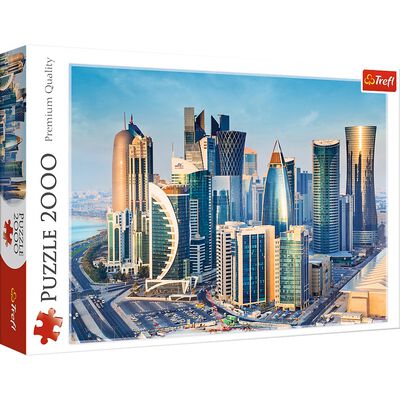 Doha Qatar 2000 Piece Jigsaw Puzzle image number 1