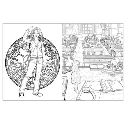 Harry Potter Magical Places and Characters Colouring Book image number 3
