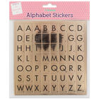 Rose Gold Alphabet Stickers image number 1
