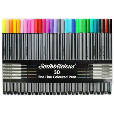 Art Therapy Colouring Book & Scribblicious Coloured Pens Bundle image number 2