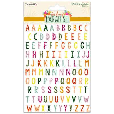 Finding Paradise Alphabet Stickers: Pack of 107 image number 1