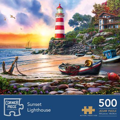 Sunset Light 500 Piece Jigsaw Puzzle image number 1