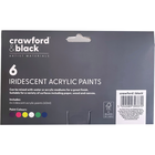 Crawford & Black Iridescent Acrylic Paints: Pack of 6 image number 3