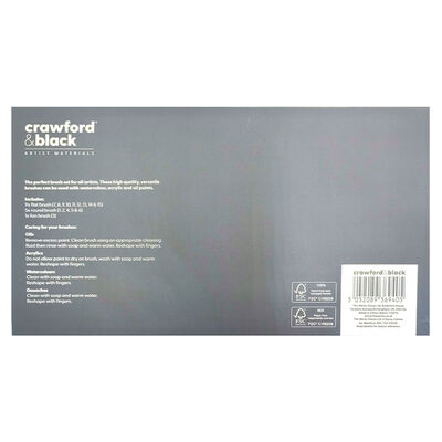 Crawford & Black 15 Piece Brush Case image number 3