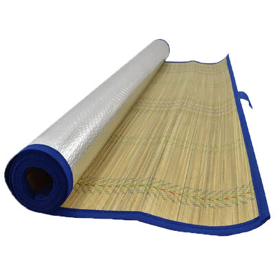 Rolled Straw Beach Mat: Assorted image number 1