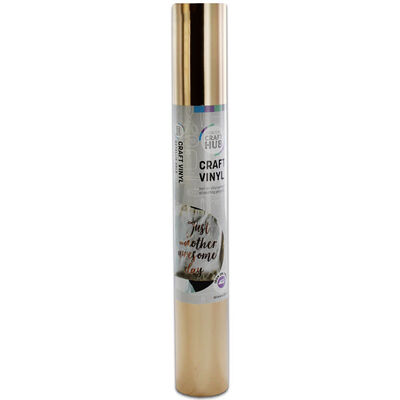 Iron-On Vinyl: Metallic Gold image number 1