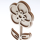 Make & Create Freestanding Wooden Flower: Assorted image number 2