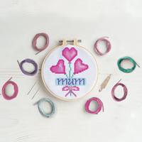 Simply Make: Heart Balloons Cross Stitch Craft Kit