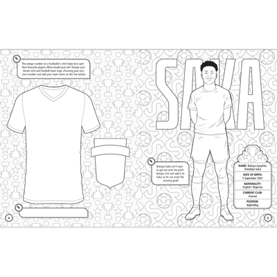 Ultimate Football Heroes: Team Kit Designer Colouring Book image number 2