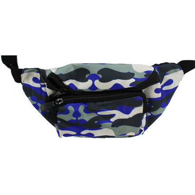 Blue Camouflage Bum Bag image number 1
