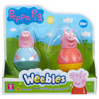 Peppa Pig Weebles Pack of 2 Figures: Assorted image number 1