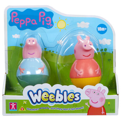 Peppa Pig Weebles Pack of 2 Figures: Assorted image number 1