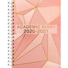 A5 Rose Gold Day a Page 2020-21 Academic Diary image number 1