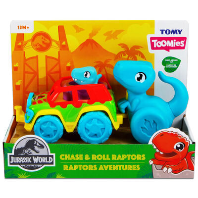 Jurassic World Chase and Roll Raptors image number 1