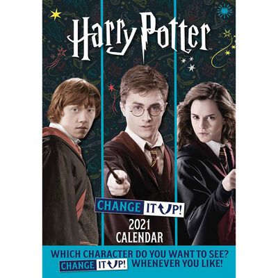 Harry Potter Change It Up Official A3 Calendar 2021 image number 1