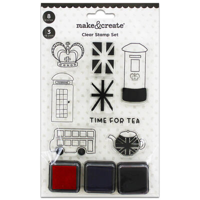 Clear Stamp and Ink Set: London image number 1