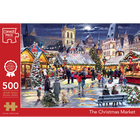 The Christmas Market 500 Piece Jigsaw Puzzle image number 1