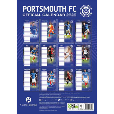 A3 Official Portsmouth 2022 Calendar image number 3