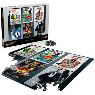James Bond Actor Debut Poster 1000 Piece Jigsaw Puzzle image number 3