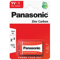 Panasonic Zinc 9V 6F22 Battery