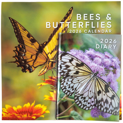 Bees and Butterflies 2026 Calendar & Diary Set image number 1
