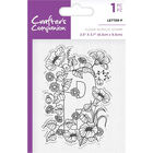 Crafters Companion Clear Acrylic Stamp - Floral Letter P image number 1