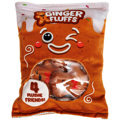 Gingerbread Men Snack Bag Plush image number 1
