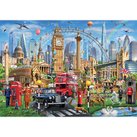 London Landmarks 1000 Piece Jigsaw Puzzle