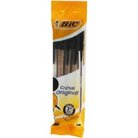 Bic Cristal Original Black Ballpoint Pens: Pack of 4