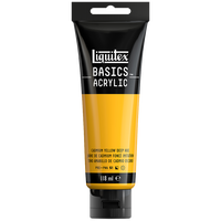 Liquitex Basics Acrylic Cadmium Yellow Deep Hue: 118ml