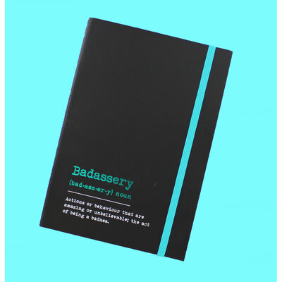 A5 Urban Dictionary Badassery Lined Notebook The Works Badass is defined in one word: a5 urban dictionary badassery lined notebook