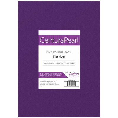 A4 Centura Pearl Darks Card: 40 Sheets image number 1