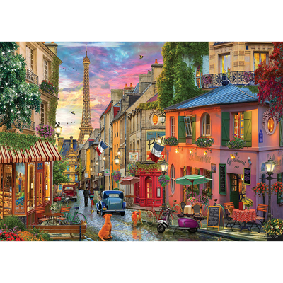 Paris Street Scene 1000 Piece Jigsaw Puzzle image number 2