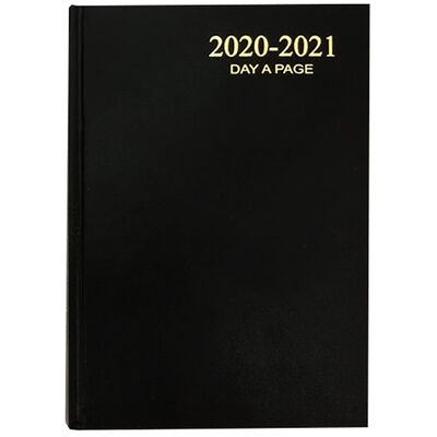 A5 Black Day A Page 2020-21 Academic Diary image number 1