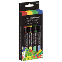 Spectrum Noir Acrylic Bright Paint Markers: Pack of 4